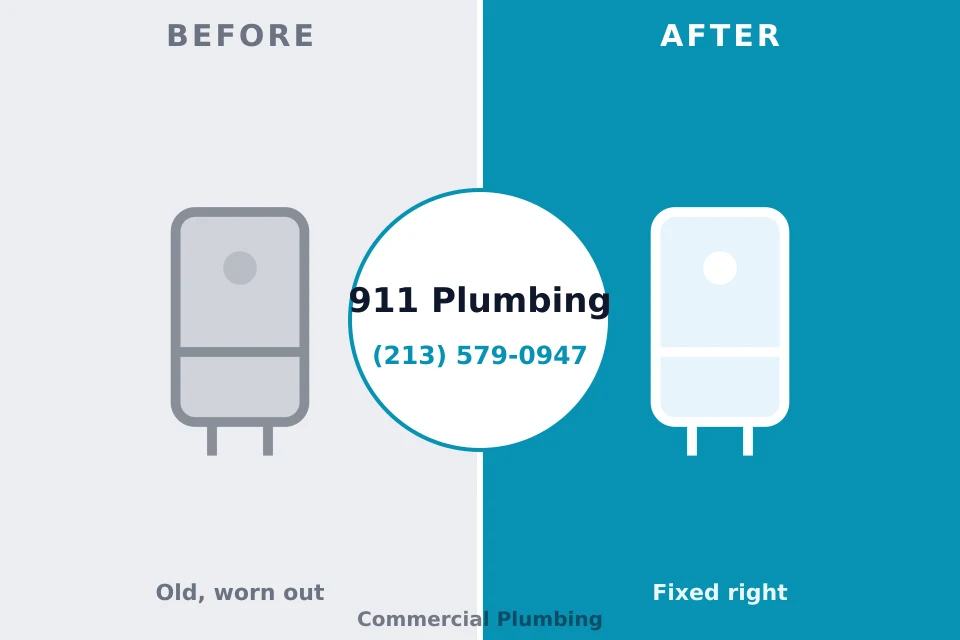 Before and after: plumbing repair Lochbuie, CO